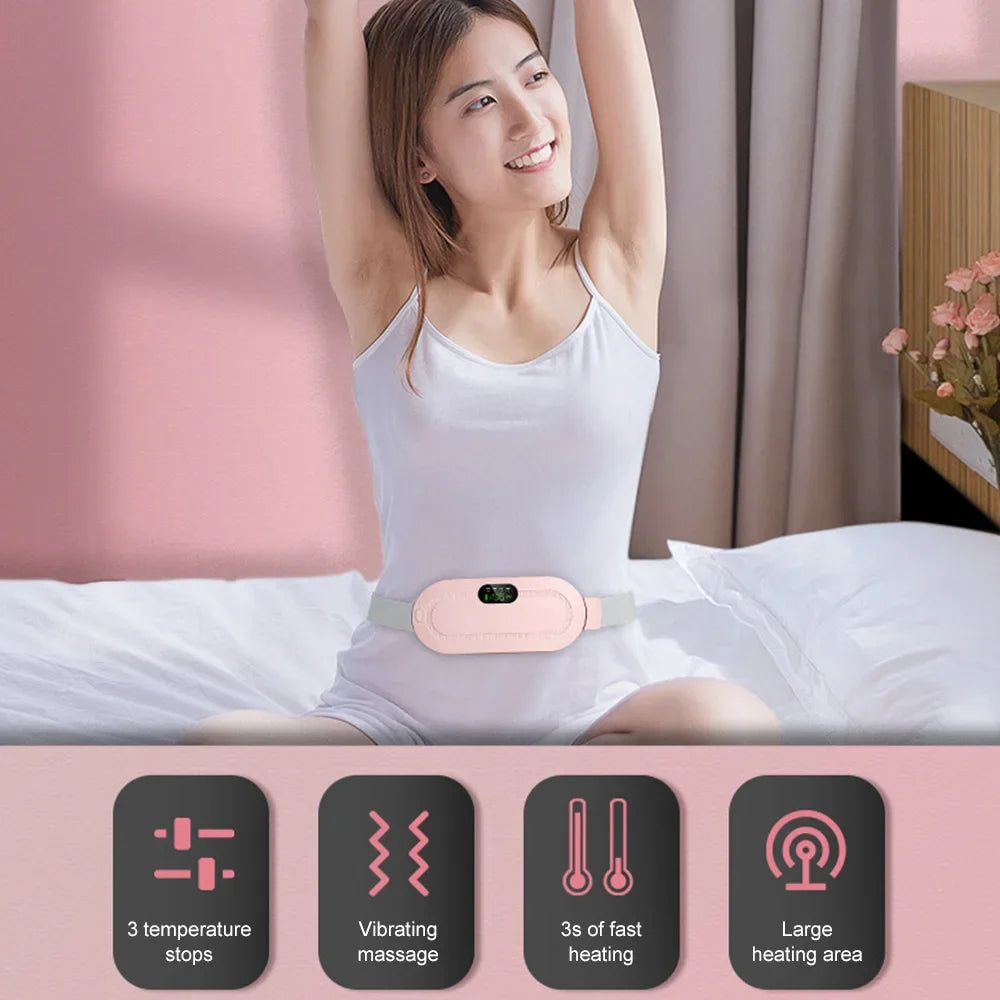 Portable Heating Pad Menstrual Heating Massager Belt Abdominal Belt Period Relief Hot compress and warm uterine device