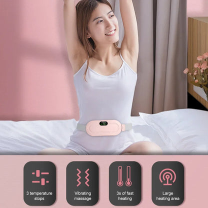 Portable Heating Pad Menstrual Heating Massager Belt Abdominal Belt Period Relief Hot compress and warm uterine device